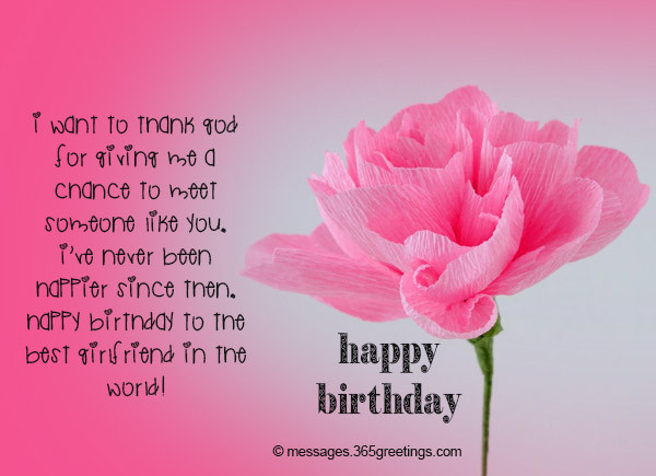 Best ideas about Birthday Wishes To Girlfriend
. Save or Pin Birthday Wishes for Girlfriend 365greetings Now.