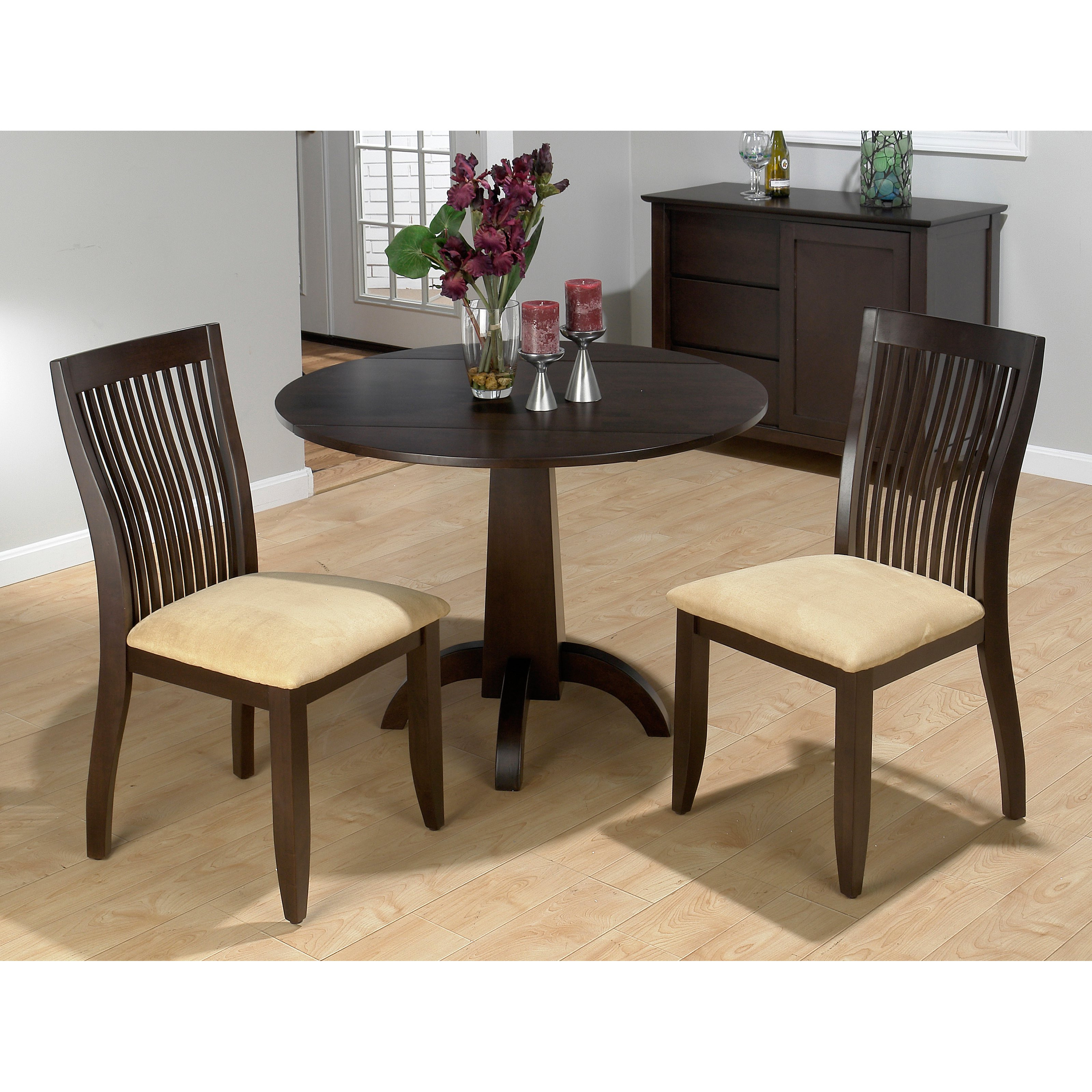 Best ideas about Bistro Table And Chairs
. Save or Pin Jofran Dark Chianti 3 Piece Small Double Drop Leaf Bistro Now.