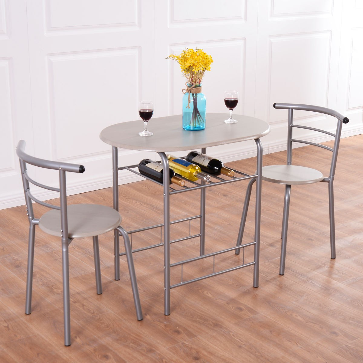Best ideas about Bistro Table And Chairs
. Save or Pin 3pcs Bistro Dining Set Small Kitchen Indoor Outdoor Table Now.