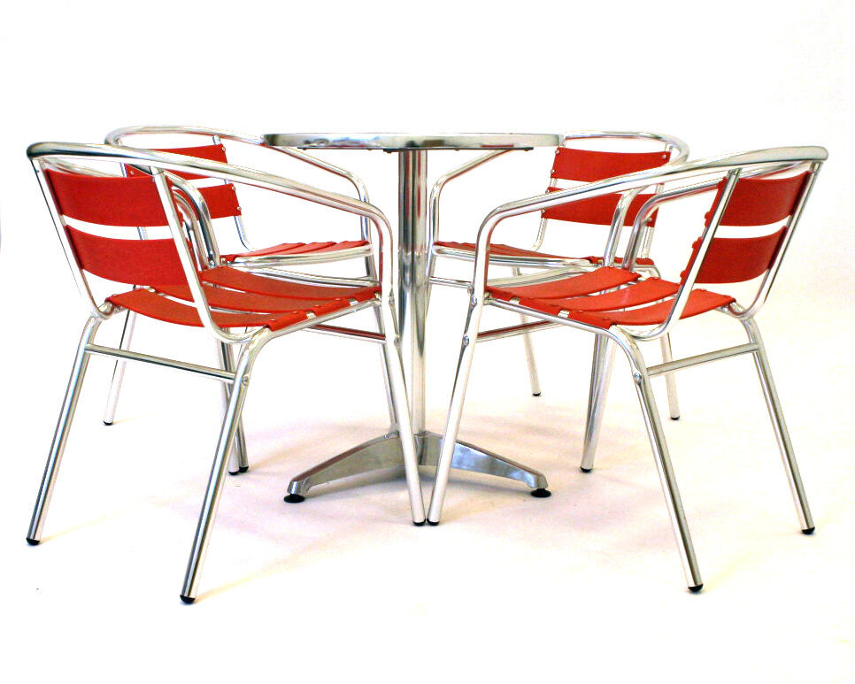 Best ideas about Bistro Table And Chairs
. Save or Pin GS AR1 Red Aluminium Bistro Furniture Cafe table and Now.