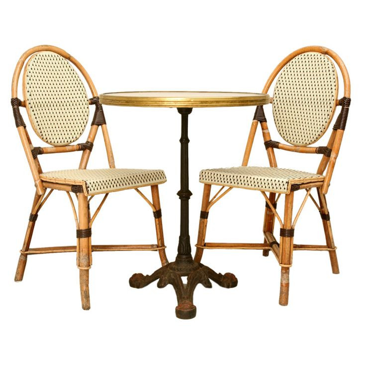 Best ideas about Bistro Table And Chairs
. Save or Pin c 1950 French Bistro Table Paired w Bamboo Chairs Now.