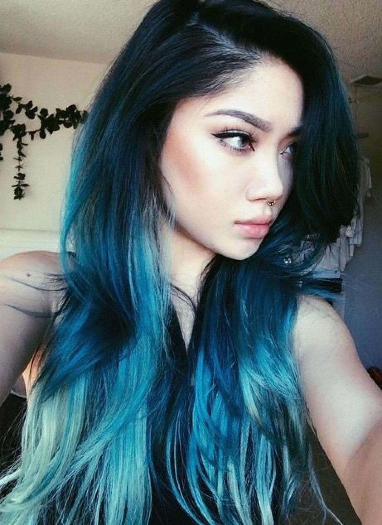Best ideas about Black And Blue Hairstyles
. Save or Pin 25 Insanely Awesome Ombre Hair Red Blue Purple Blonde Now.