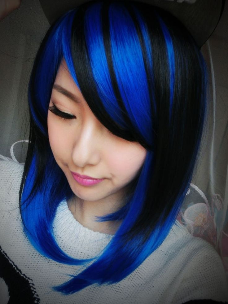 Best ideas about Black And Blue Hairstyles
. Save or Pin 1000 ideas about Blue Streaks on Pinterest Now.