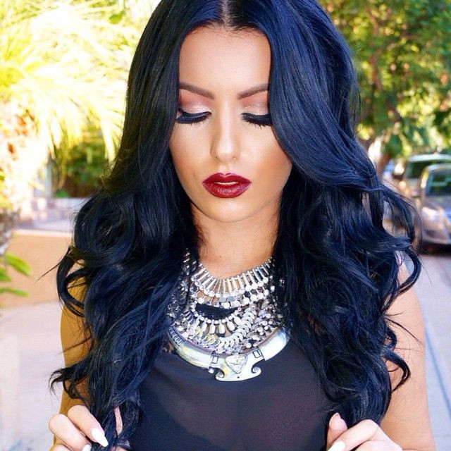 Best ideas about Black And Blue Hairstyles
. Save or Pin Blue Black Hair Tips And Styles Now.