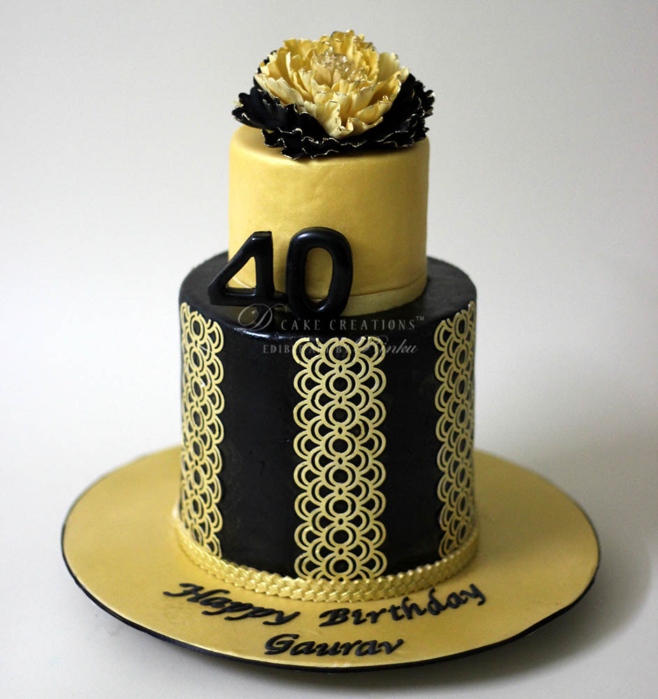 Best ideas about Black And Gold Birthday Cake
. Save or Pin black and gold birthday cake designs Now.