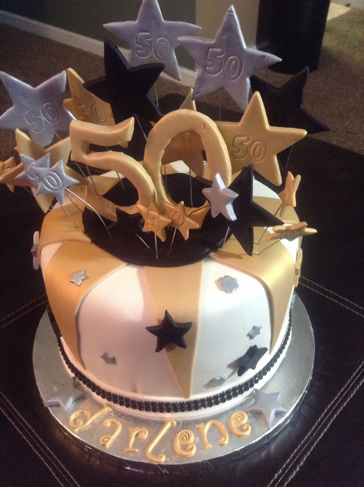 Best ideas about Black And Gold Birthday Cake
. Save or Pin Black gold and white birthday cake Now.