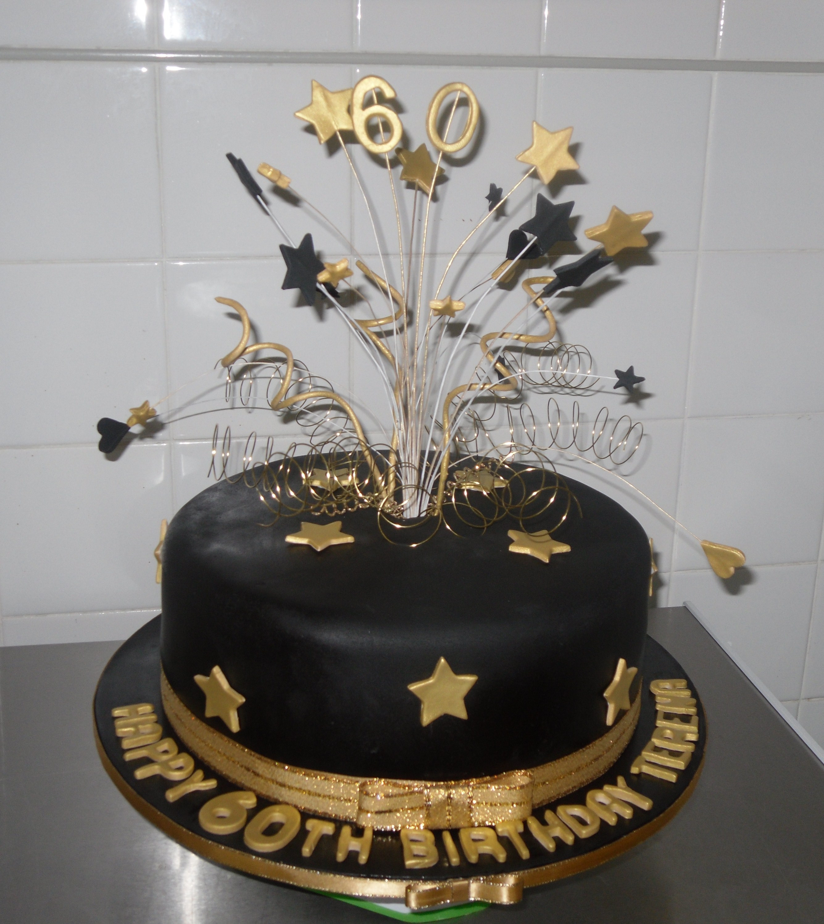 Best ideas about Black And Gold Birthday Cake
. Save or Pin Black and Gold cake Annette s Heavenly Cakes Now.