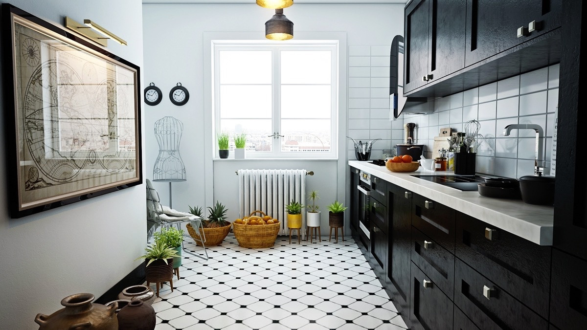 Best ideas about Black And White Kitchen Decor
. Save or Pin 40 Beautiful Black & White Kitchen Designs Now.