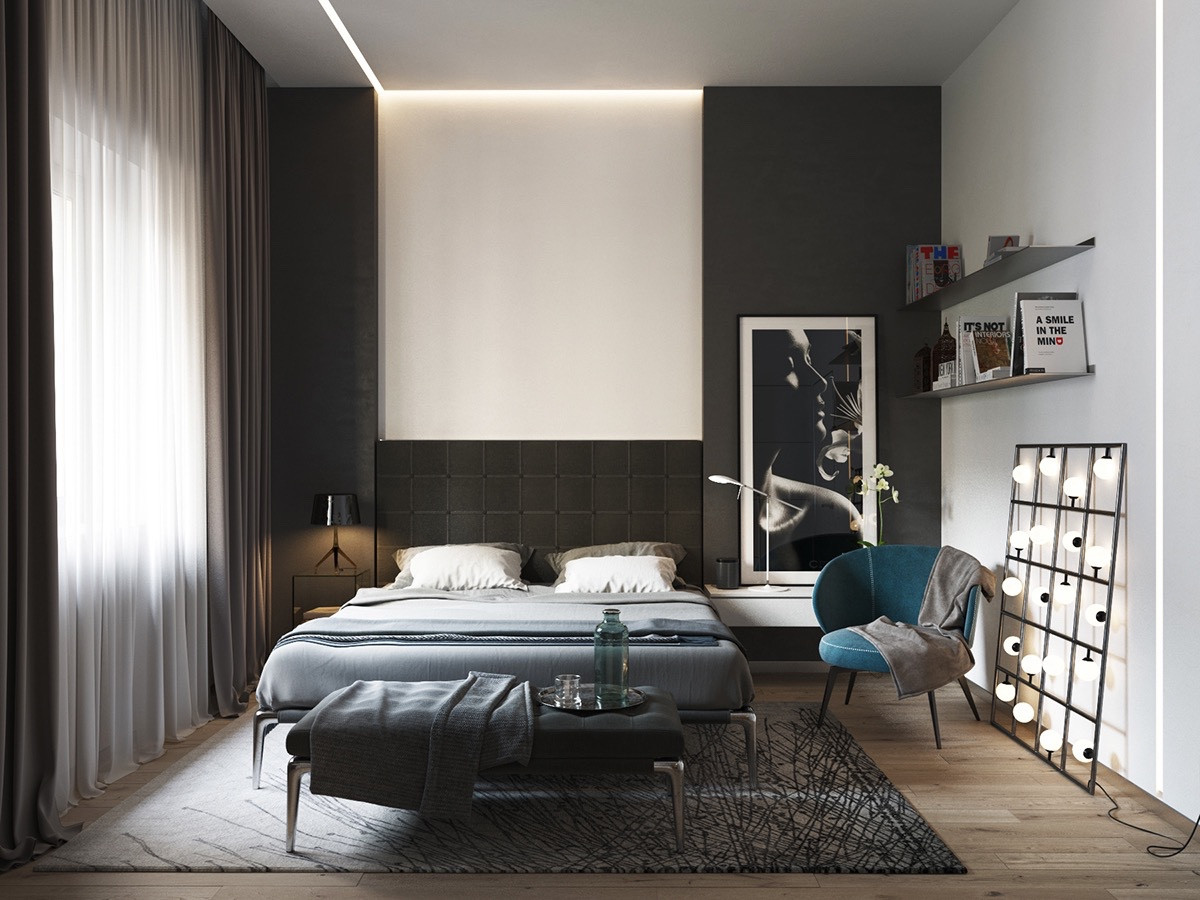 Best ideas about Black Bedroom Ideas
. Save or Pin 40 Beautiful Black & White Bedroom Designs Now.