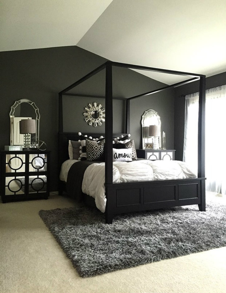 Best ideas about Black Bedroom Ideas
. Save or Pin Feel dark with these black décor ideas to your master bedroom Now.