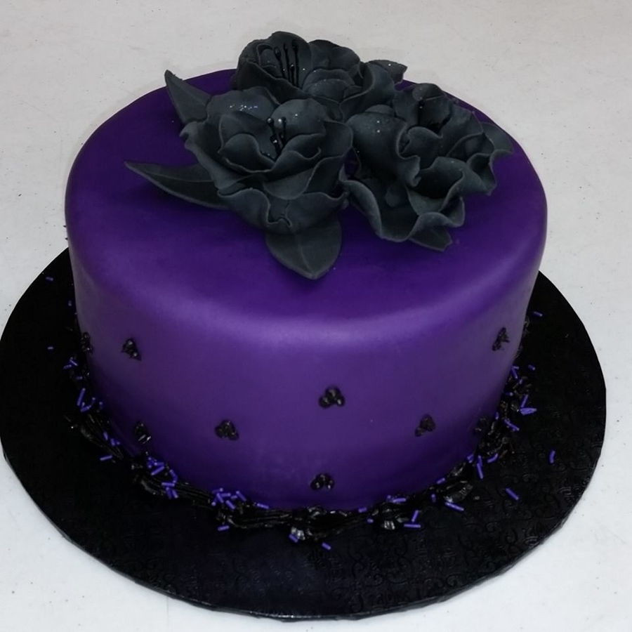 Best ideas about Black Birthday Cake
. Save or Pin Purple And Black Cake CakeCentral Now.