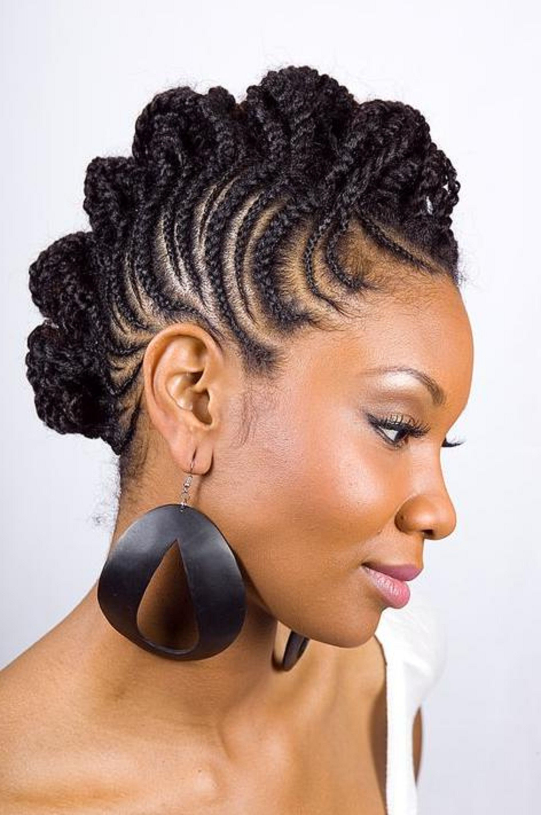 Best ideas about Black Braided Updo Hairstyles
. Save or Pin 34 African American Short Hairstyles for Black Women Now.