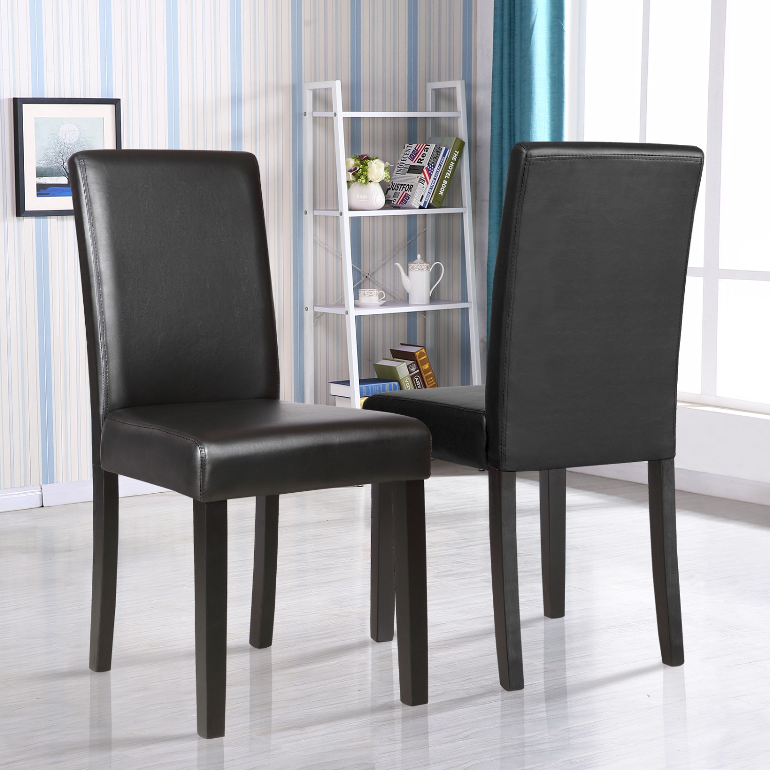 Best ideas about Black Dining Room Chairs
. Save or Pin Set of 2 Kitchen Dinette Dining Room Chair Elegant Design Now.