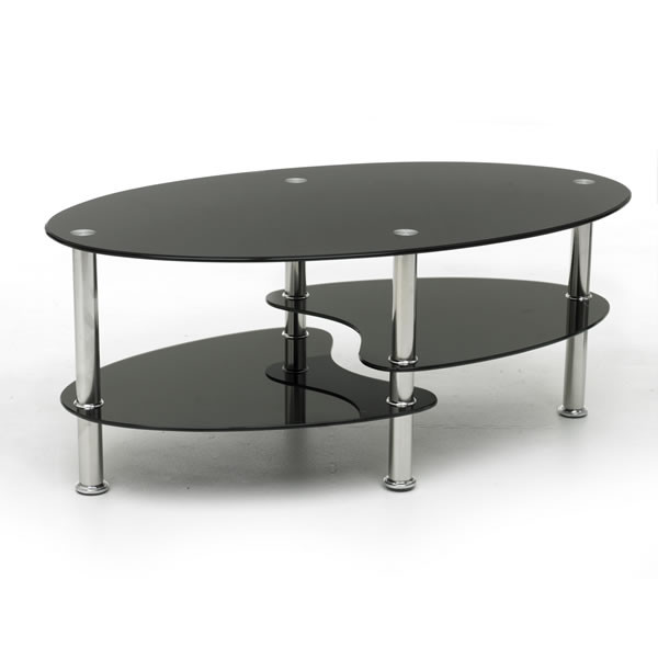 Best ideas about Black Glass Coffee Table
. Save or Pin Cara Coffee Table Black Glass Split Shelf Now.