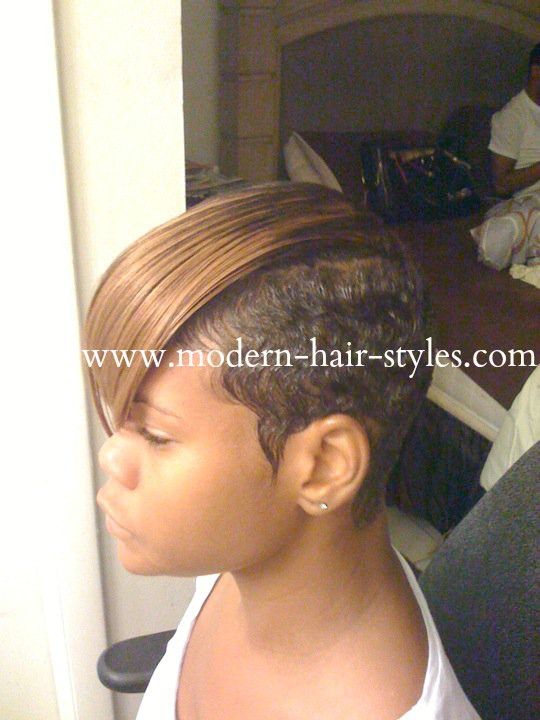 Best ideas about Black Hairstyles With Shaved Sides And Back
. Save or Pin Black Short Hairstyles Pixies Quick Weaves Texturizers Now.