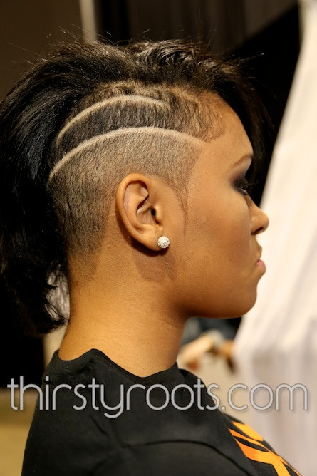 Best ideas about Black Hairstyles With Shaved Sides And Back
. Save or Pin Shaved Side Haircut Black Woman Now.