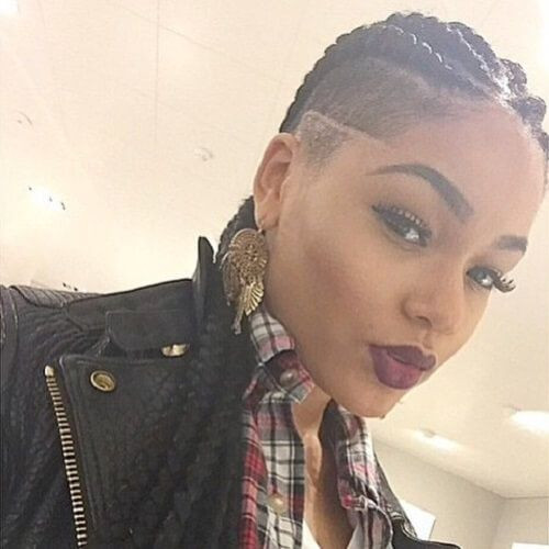 Best ideas about Black Hairstyles With Shaved Sides And Back
. Save or Pin Shaved Sides and Cornrows Hair Fusion Now.