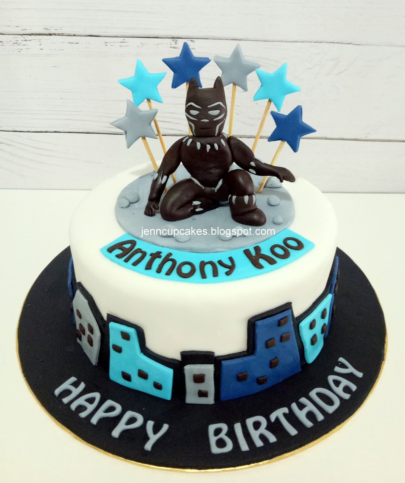Best ideas about Black Panther Birthday Cake
. Save or Pin Jenn Cupcakes & Muffins Black Panther Cake Now.