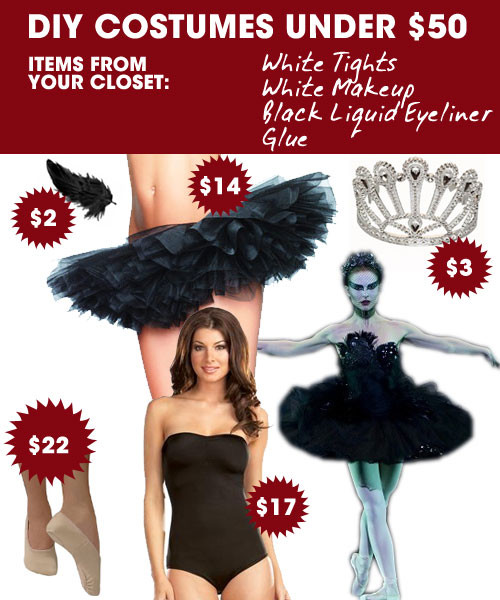 Best ideas about Black Swan Costume DIY
. Save or Pin DIY Halloween Costumes Under $50 — Natalie Portman’s Black Now.