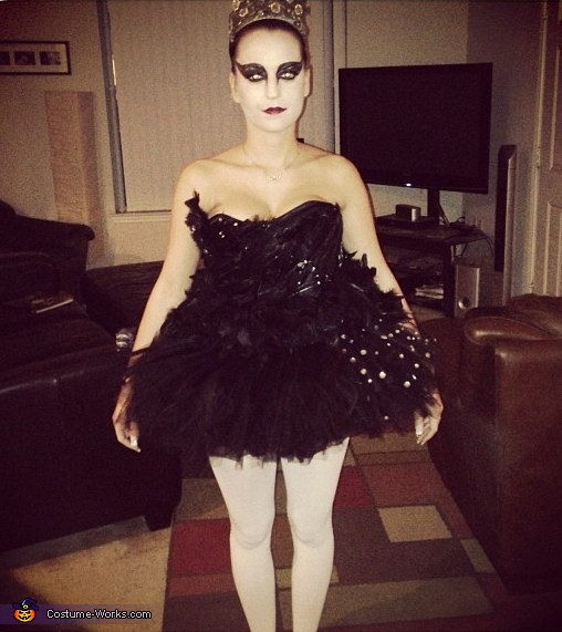 Best ideas about Black Swan Costume DIY
. Save or Pin Black Swan Homemade Halloween Costume Now.