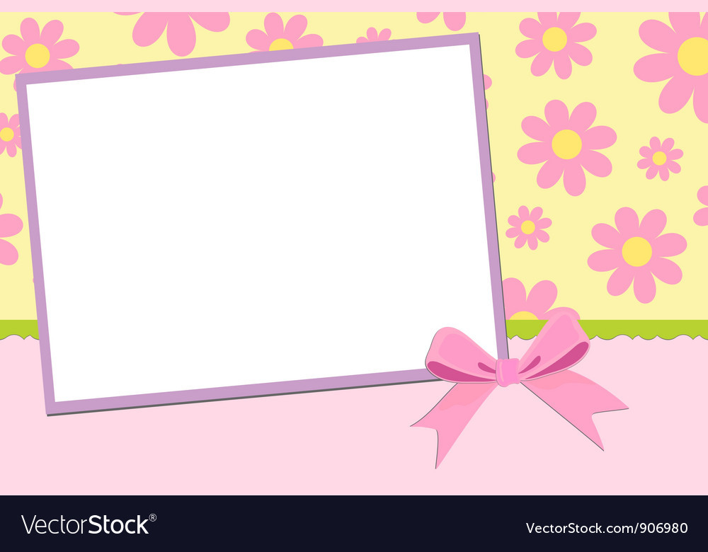 Best ideas about Blank Birthday Card Template
. Save or Pin Blank template for greetings card Royalty Free Vector Image Now.