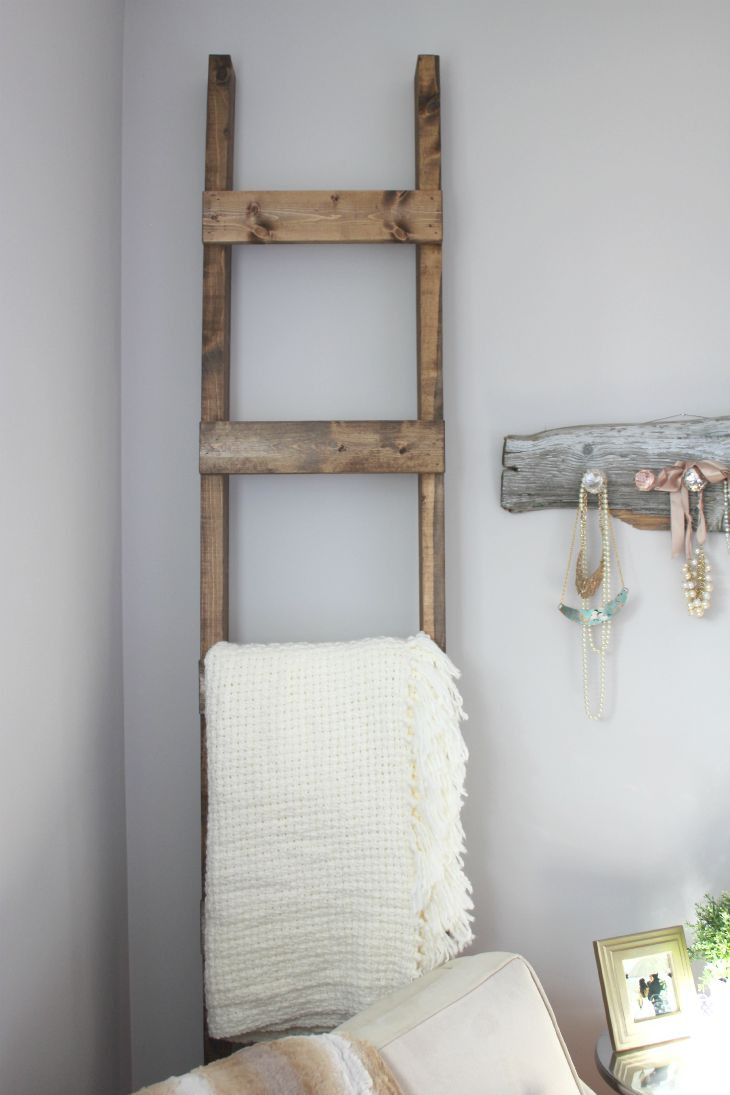 Best ideas about Blanket Ladder DIY
. Save or Pin 30 Minute DIY Blanket Ladder Now.