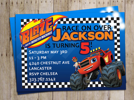 Best ideas about Blaze Birthday Invitations
. Save or Pin Blaze and the Monster Machines Birthday Party Supplies and Now.