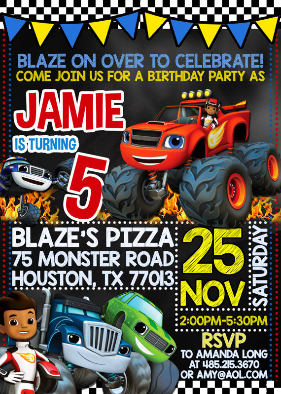 Best ideas about Blaze Birthday Invitations
. Save or Pin 21 Blaze and the Monster Machines Party Ideas Pretty My Now.