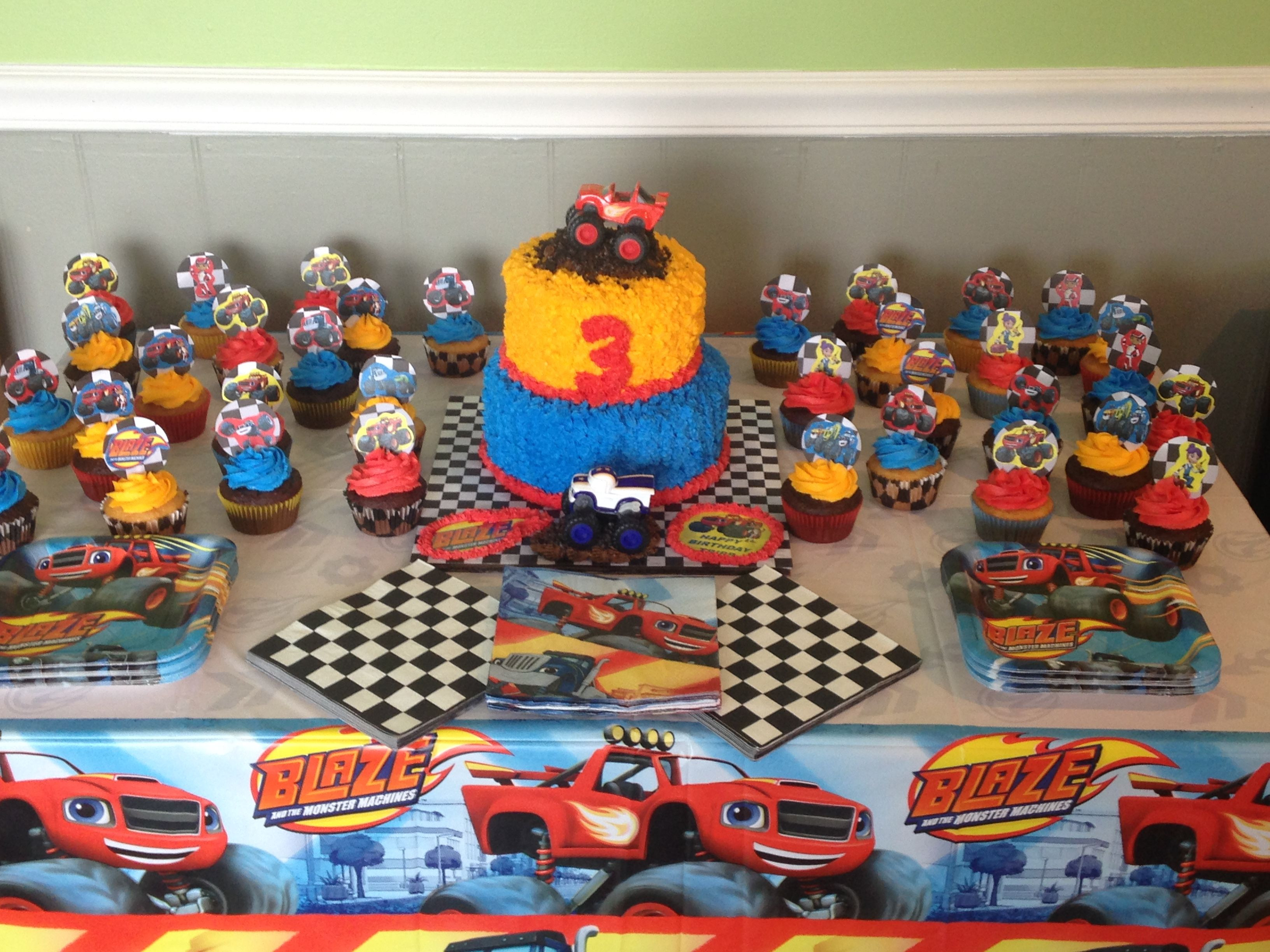 Best ideas about Blaze Birthday Party Ideas
. Save or Pin Blaze Cake and Cupcakes Now.