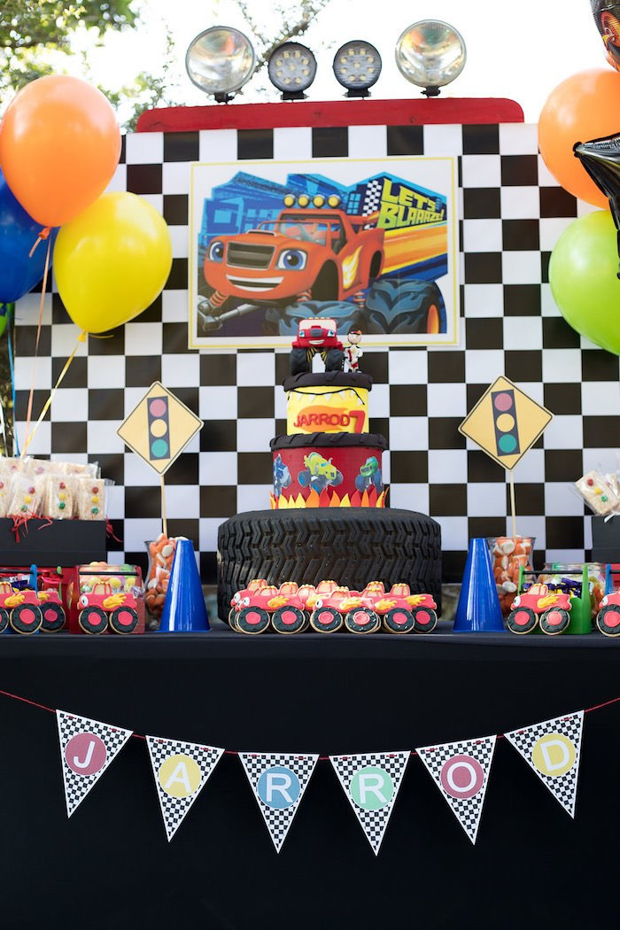 Best ideas about Blaze Birthday Party Ideas
. Save or Pin Kara s Party Ideas Blaze and the Monster Machines Birthday Now.