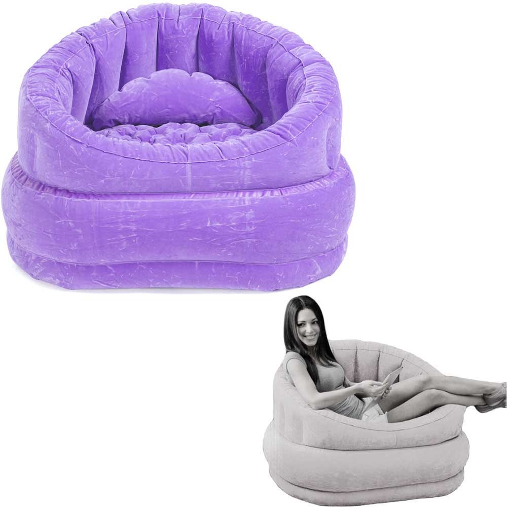 Best ideas about Blow Up Sofa
. Save or Pin Purple Inflatable Air Blow Up Arm Chair Couch Sofa Seat Now.