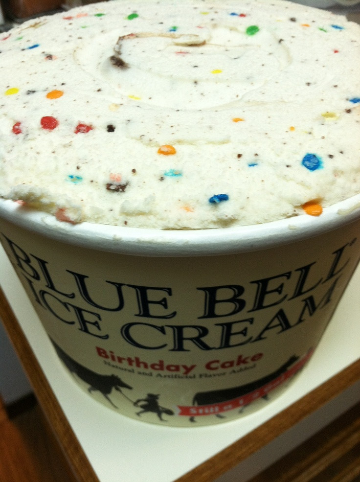 Best ideas about Blue Bell Birthday Cake
. Save or Pin Birthday Cake Blue Bell Ice Cream my favorite Now.