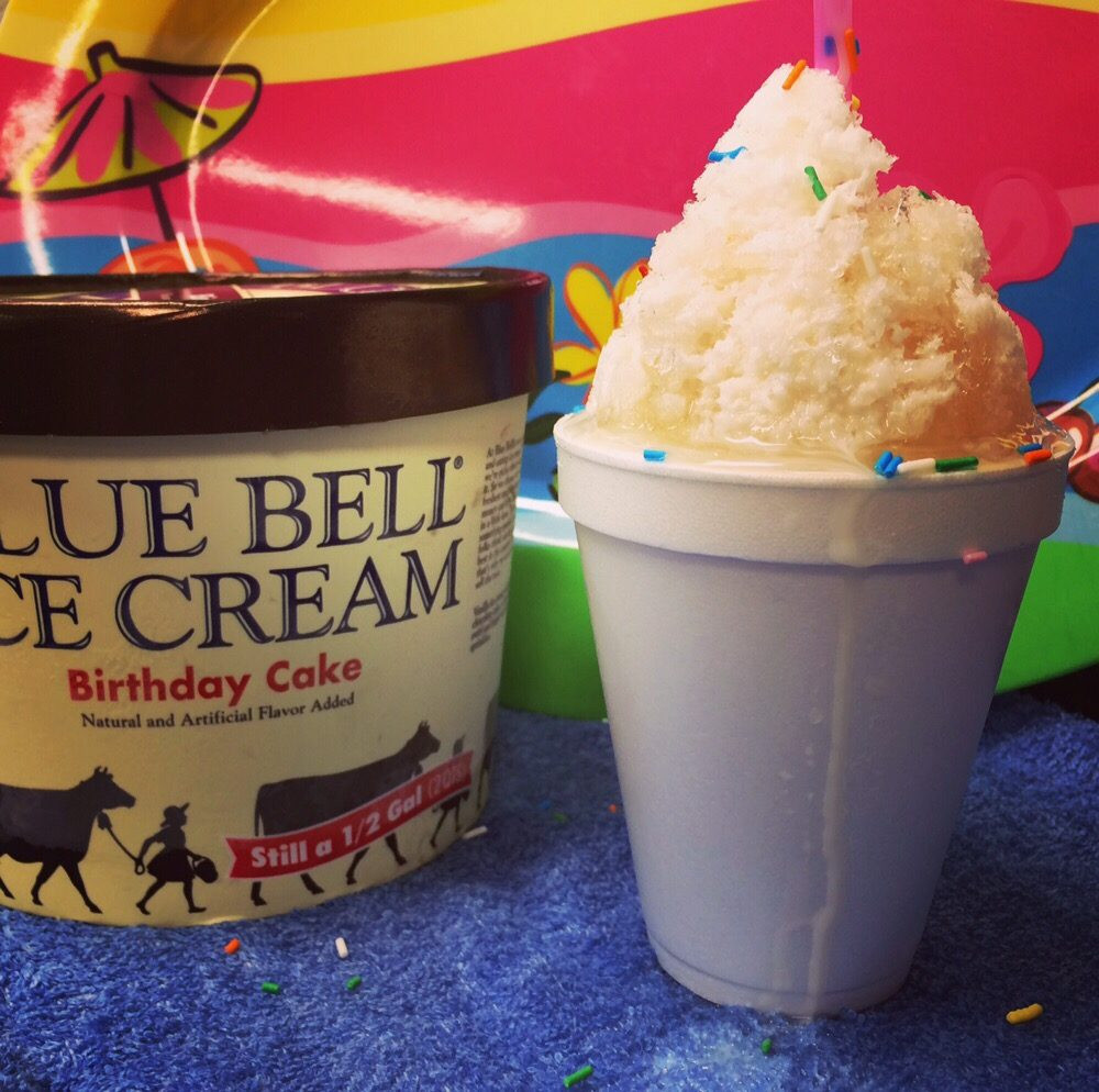 Best ideas about Blue Bell Birthday Cake
. Save or Pin Our May special Birthday Cake Snowball stuffed with Blue Now.