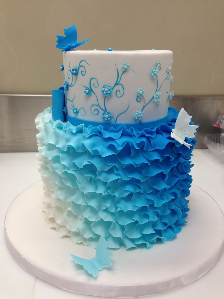 Best ideas about Blue Birthday Cake
. Save or Pin 1000 ideas about Blue Birthday Cakes on Pinterest Now.