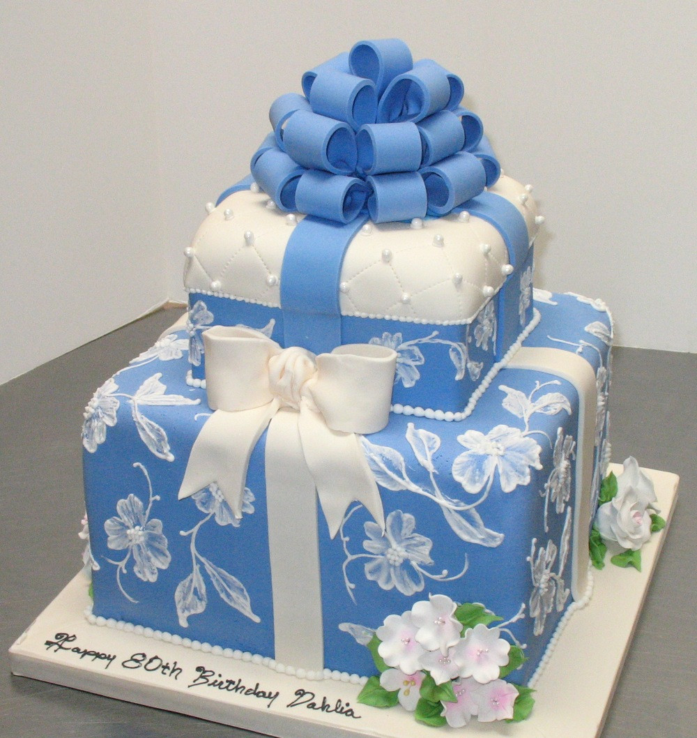 Best ideas about Blue Birthday Cake
. Save or Pin Birthday Cakes — Fancy Cakes by Leslie DC MD VA wedding Now.