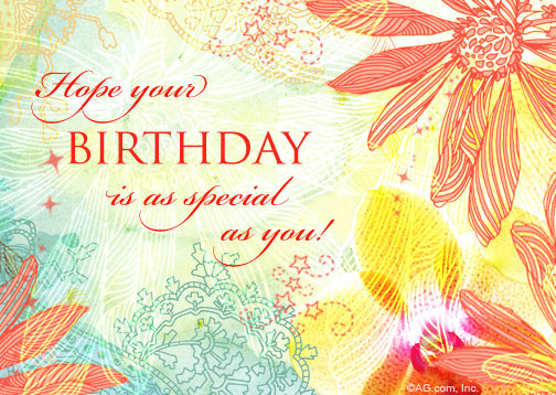 Best ideas about Blue Mountain Birthday Card
. Save or Pin "Special Birthday Postcard" Birthday Postcard Now.
