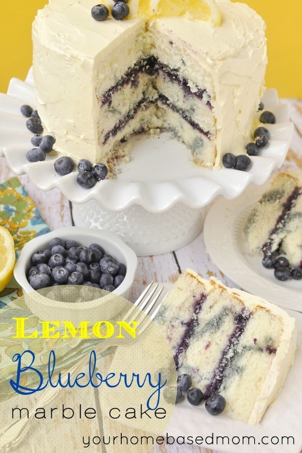 Best ideas about Blueberry Birthday Cake
. Save or Pin Lemon Blueberry Marble Cake Now.