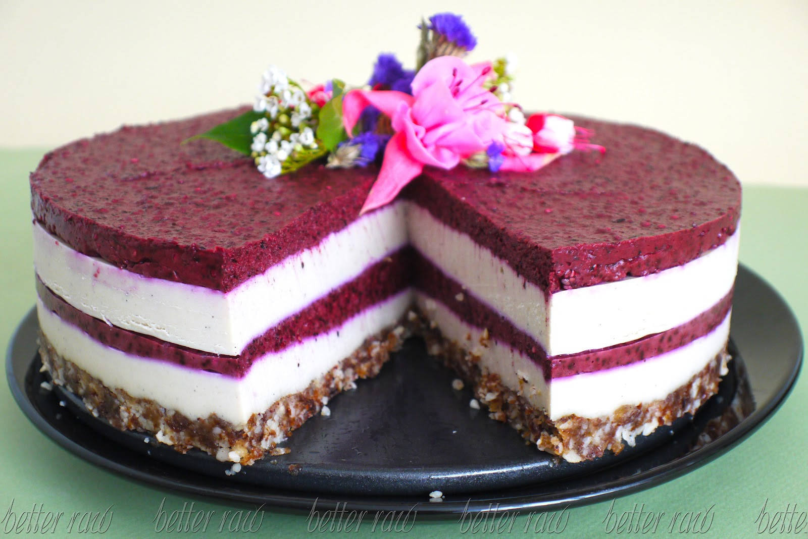 Best ideas about Blueberry Birthday Cake
. Save or Pin BLUEBERRY AND CREAM LAYER BIRTHDAY CAKE Better Raw Now.