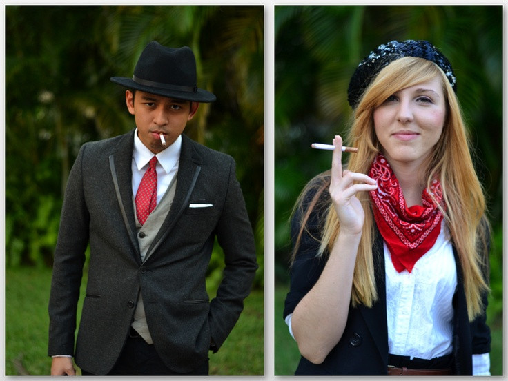 Best ideas about Bonnie And Clyde Costume DIY
. Save or Pin DIY halloween costume Bonnie and Clyde Now.