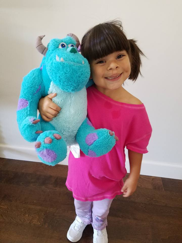 Best ideas about Boo Monsters Inc Costume DIY
. Save or Pin Boo costume Easy DIY No Sew Boo Costume for this Halloween Now.