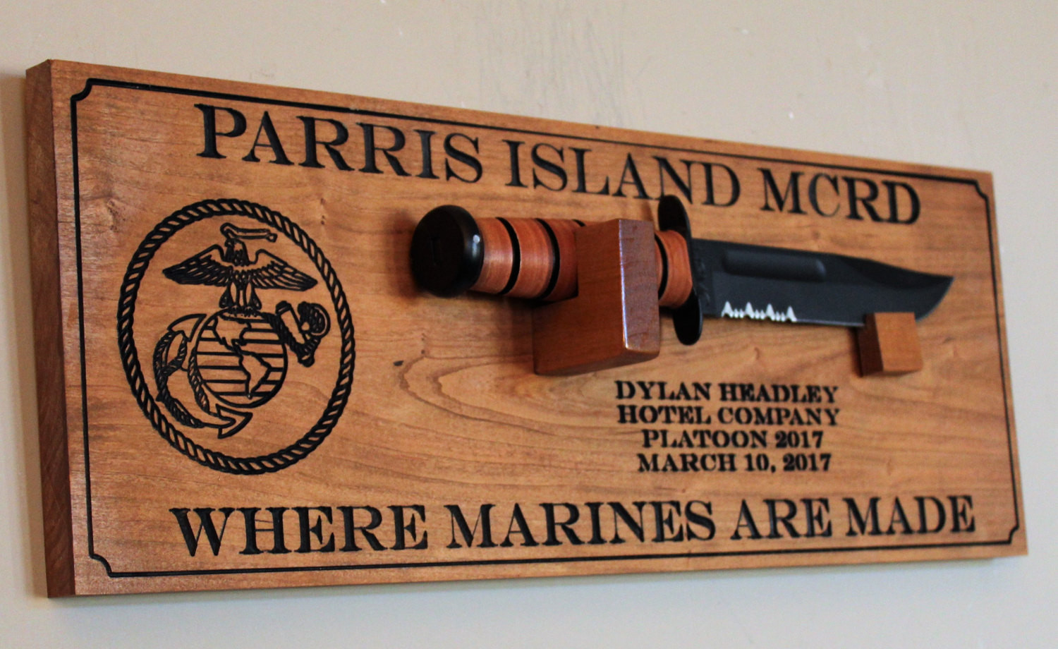 Best ideas about Boot Camp Graduation Gift Ideas
. Save or Pin USMC bootcamp graduation t Personalized Ka bar Marine Now.