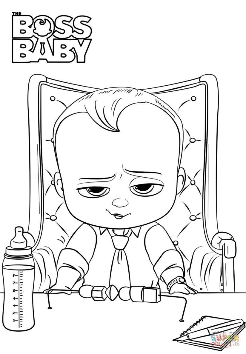 Best ideas about Boss Baby Free Printable Coloring Sheets
. Save or Pin Boss Baby coloring page Now.