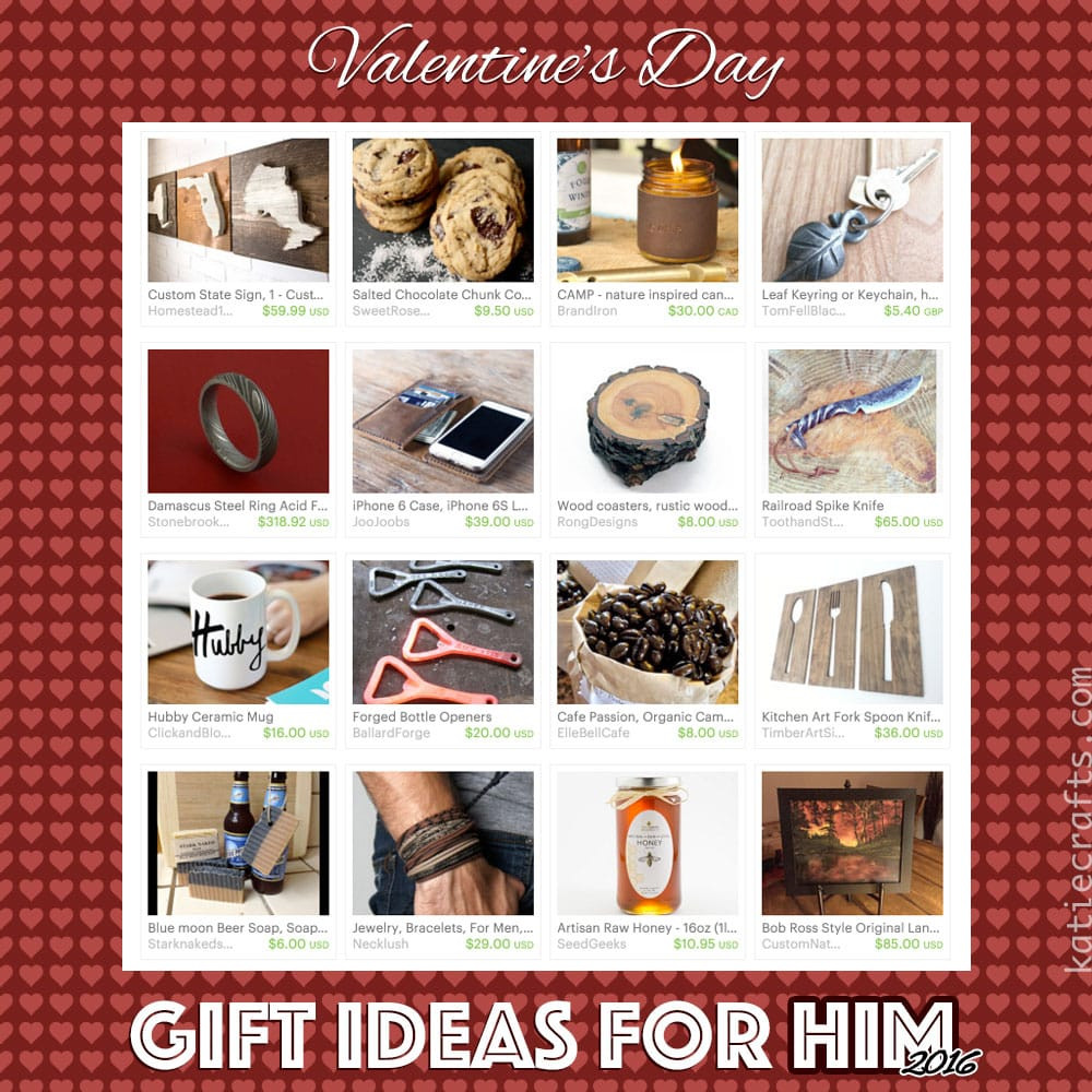 Best ideas about Boss'S Day Gift Ideas For Him
. Save or Pin Valentine’s Day Gift Ideas For Him 2016 • Katie Crafts Now.