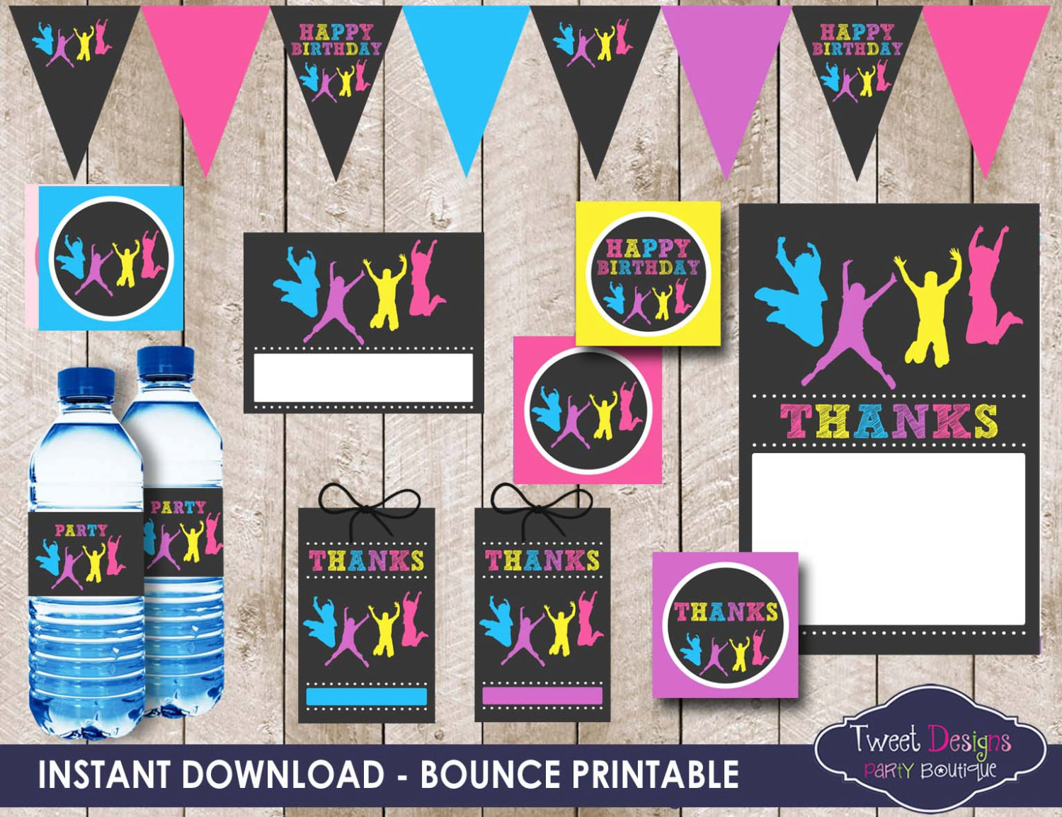 Best ideas about Bounce Birthday Party
. Save or Pin BOUNCE PARTY Printable JUMP Party Jumping Party Printable Now.