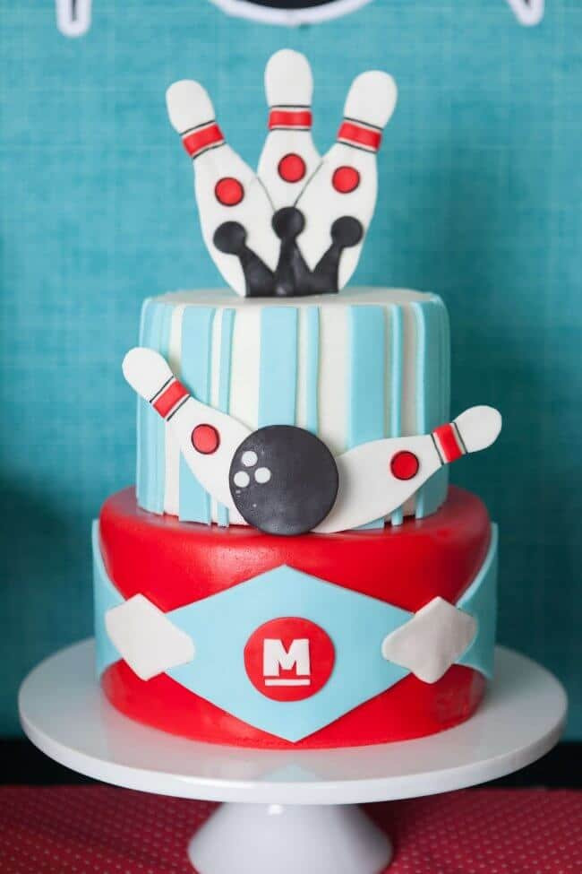 Best ideas about Bowling Birthday Cake
. Save or Pin A Boy’s Retro Bowling Themed Birthday Party Spaceships Now.