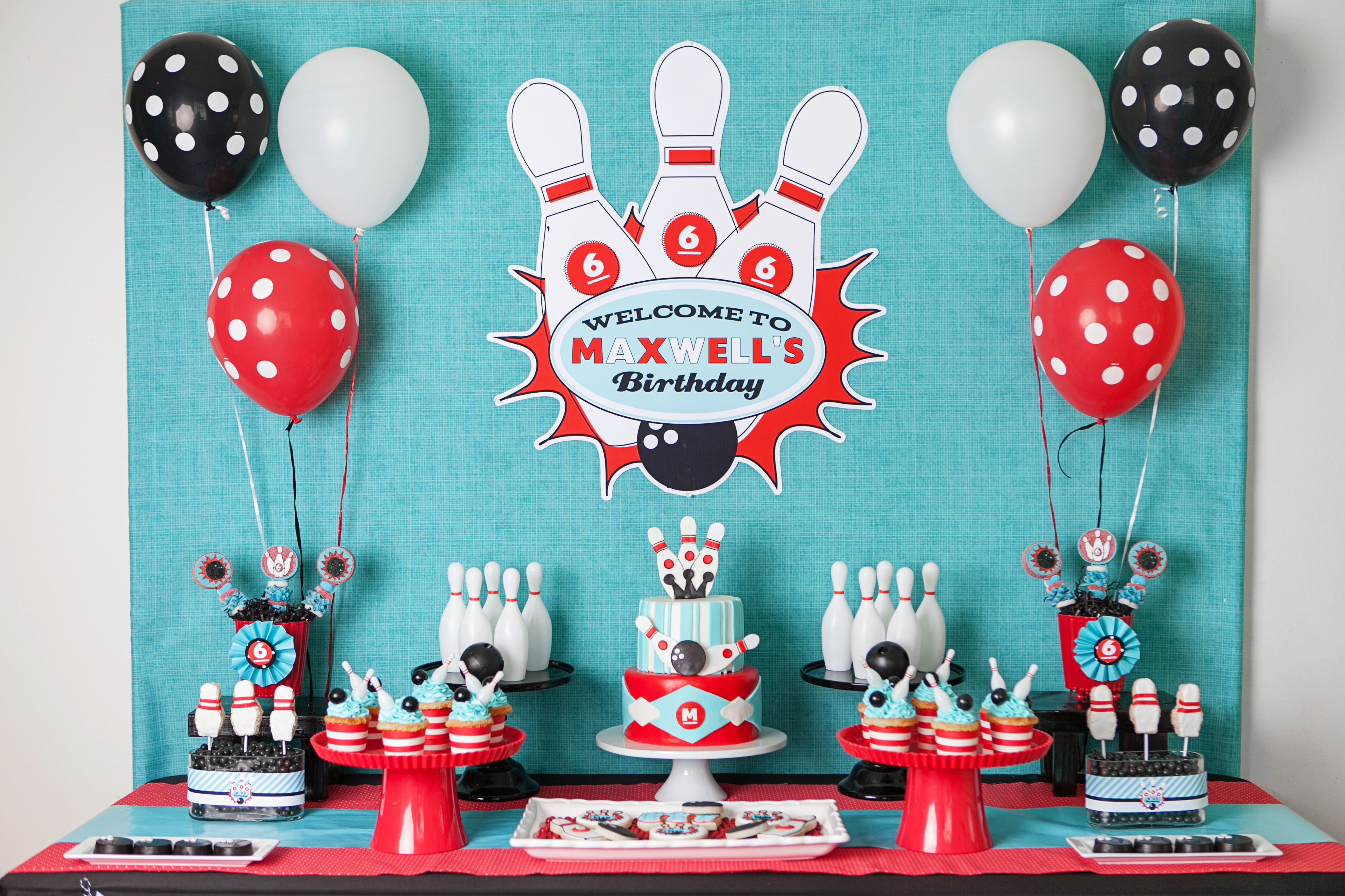 Best ideas about Bowling Birthday Party
. Save or Pin A Boy s Retro Bowling Birthday Party Anders Ruff Custom Now.