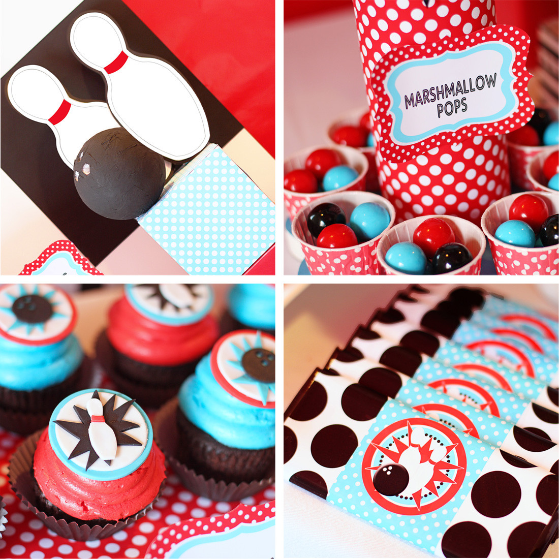 Best ideas about Bowling Birthday Party
. Save or Pin Amanda s Parties To Go Bowling Party Dessert Table Now.