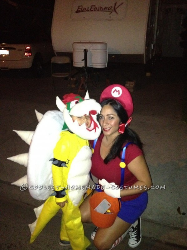 Best ideas about Bowser Costume DIY
. Save or Pin Cool DIY Bowser King Koopa Halloween Costume for a Boy Now.