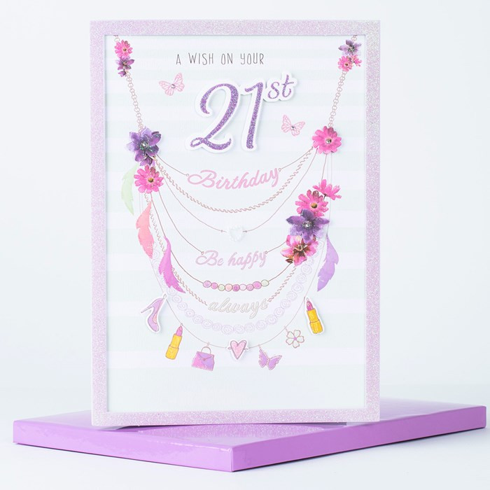 Best ideas about Boxed Birthday Card
. Save or Pin Boxed 21st Birthday Card A Wish Now.