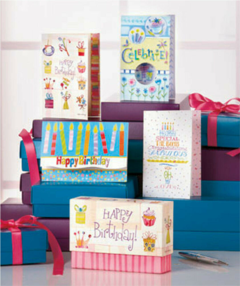 Best ideas about Boxed Birthday Card
. Save or Pin 48 pc 12 Designs Boxed Birthday Greeting Cards Set 5 5"x 4 Now.